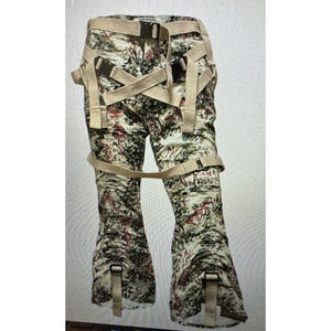 Junya Watanabe Vintage Y2K Woman's 02 Parachute Bondage Pant Pictorial Print